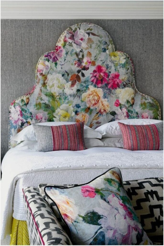 cabeceira gigante floral